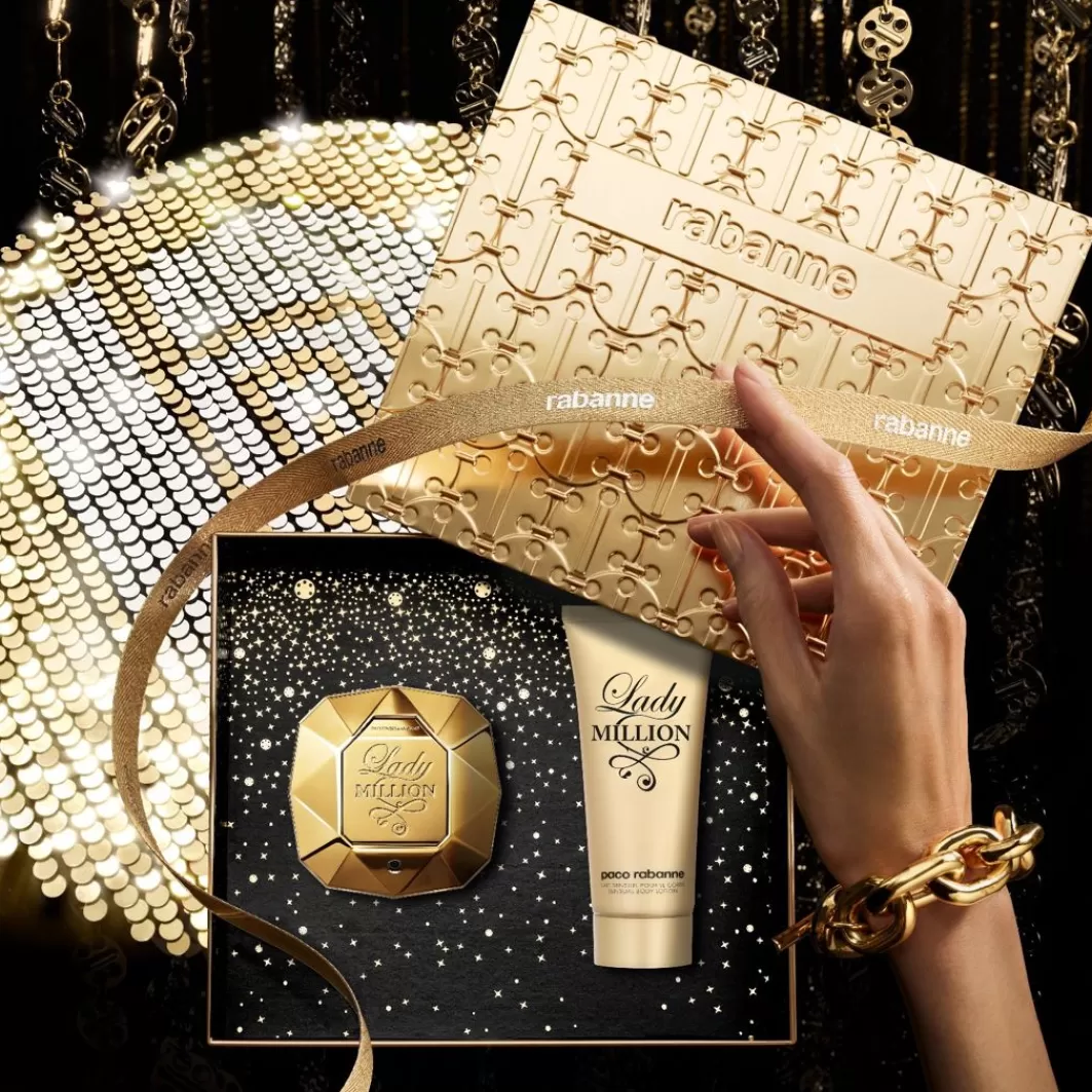 Lady Million Cofanetto Eau De Parfum 50Ml + Body Lotion 75Ml>Rabanne Hot