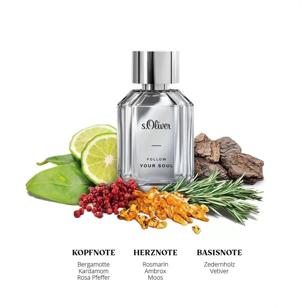 S.Oliver Fragranze Maschili^ Follow Your Soul Follow Your Soul Men Eau De Toilette Spray