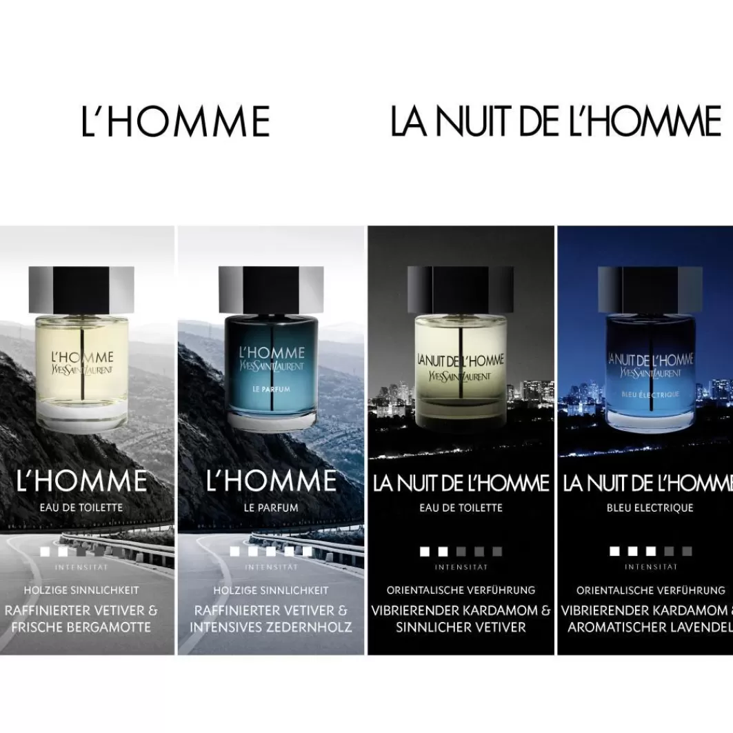 Yves Saint Laurent Fragranze Maschili^ La Nuit De L'Homme La Nuit De L'Homme Bleu Electrique